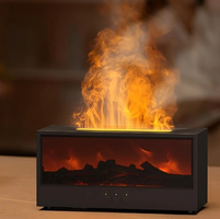 EmberGlow MistFire Fireplace