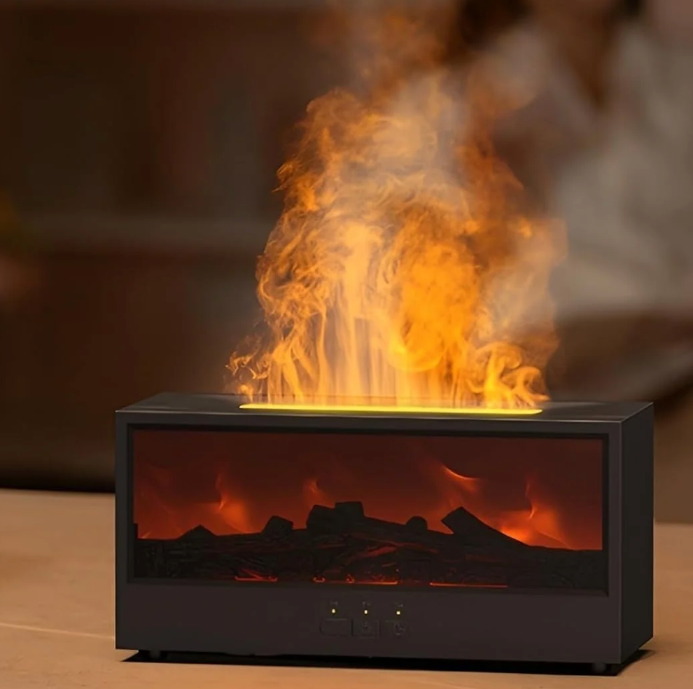 EmberGlow MistFire Fireplace