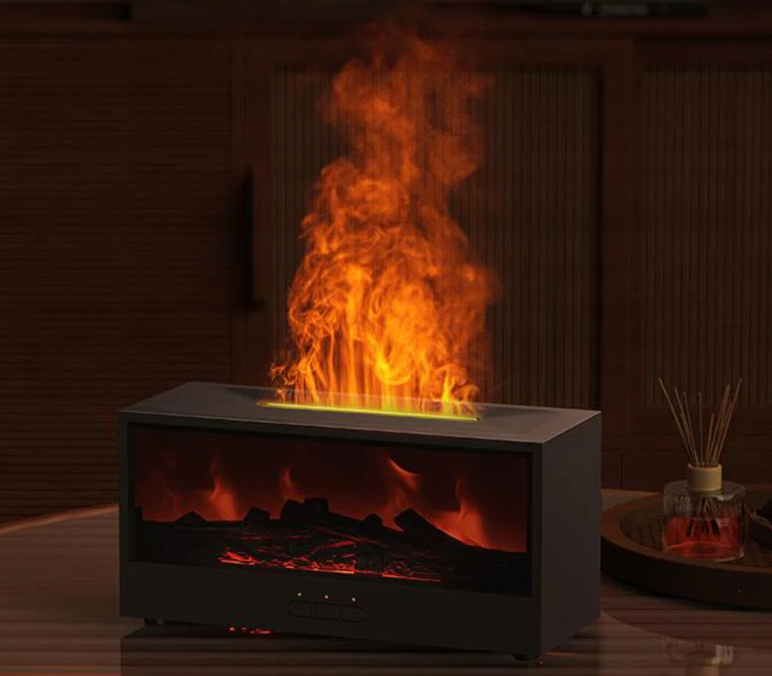 EmberGlow MistFire Fireplace