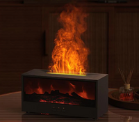EmberGlow MistFire Fireplace