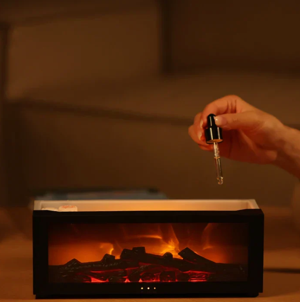EmberGlow MistFire Fireplace