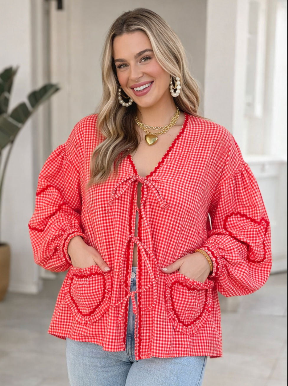 Sweetheart Stitch Blouse